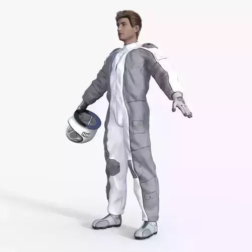 Spacesuit Astronaut Rigged