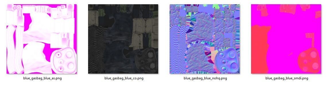 Stalker like suit for Dayz Low-poly 3D model_26