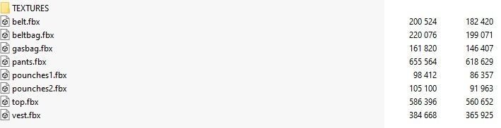 Stalker like suit for Dayz Low-poly 3D model_27