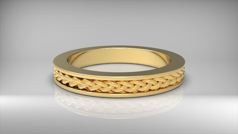 ring for young women 3D print model_3