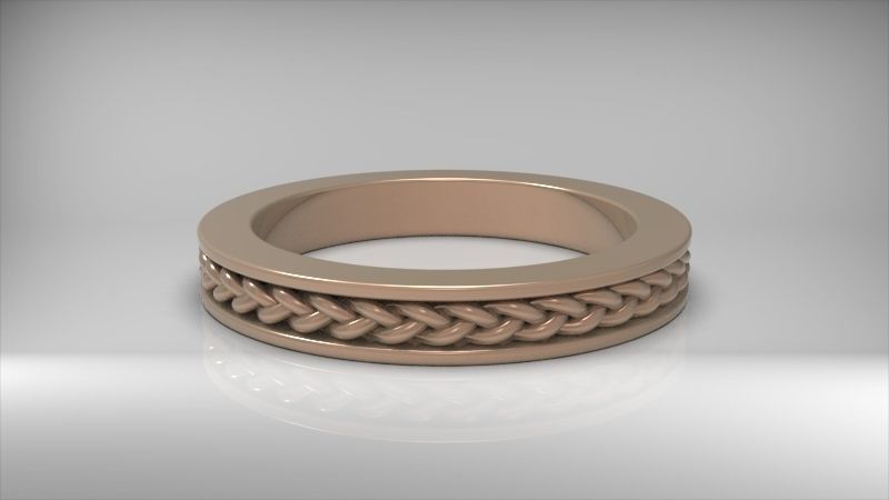 ring for young women 3D print model_2