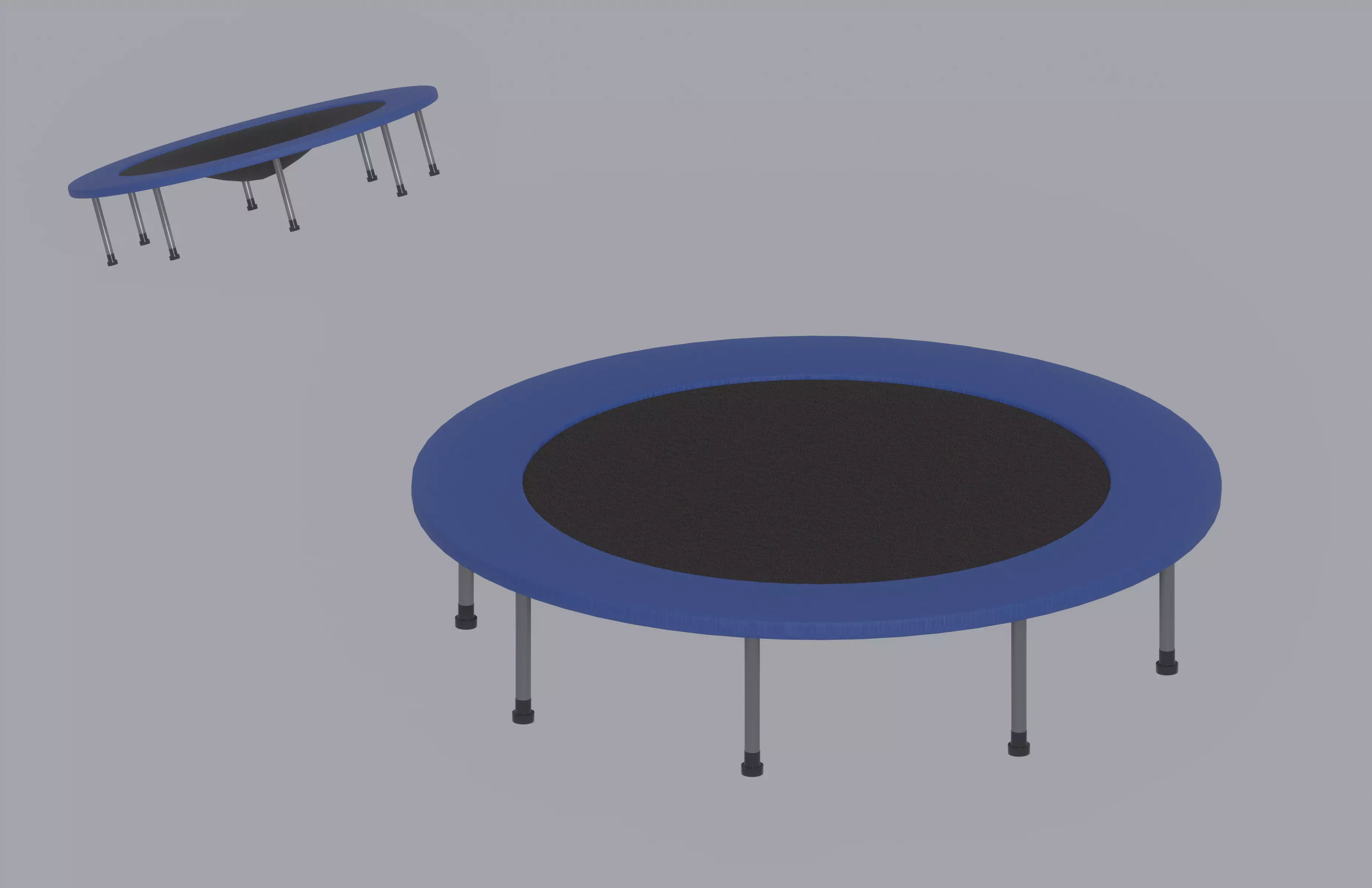 Trampoline 3D model_0