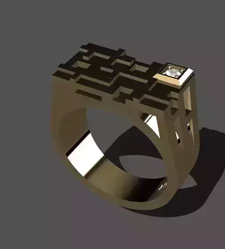 Castle ring mens