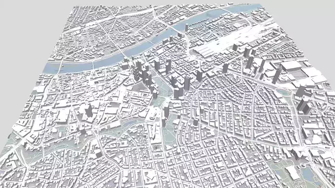 Cityscape Frankfurt am Main Germany