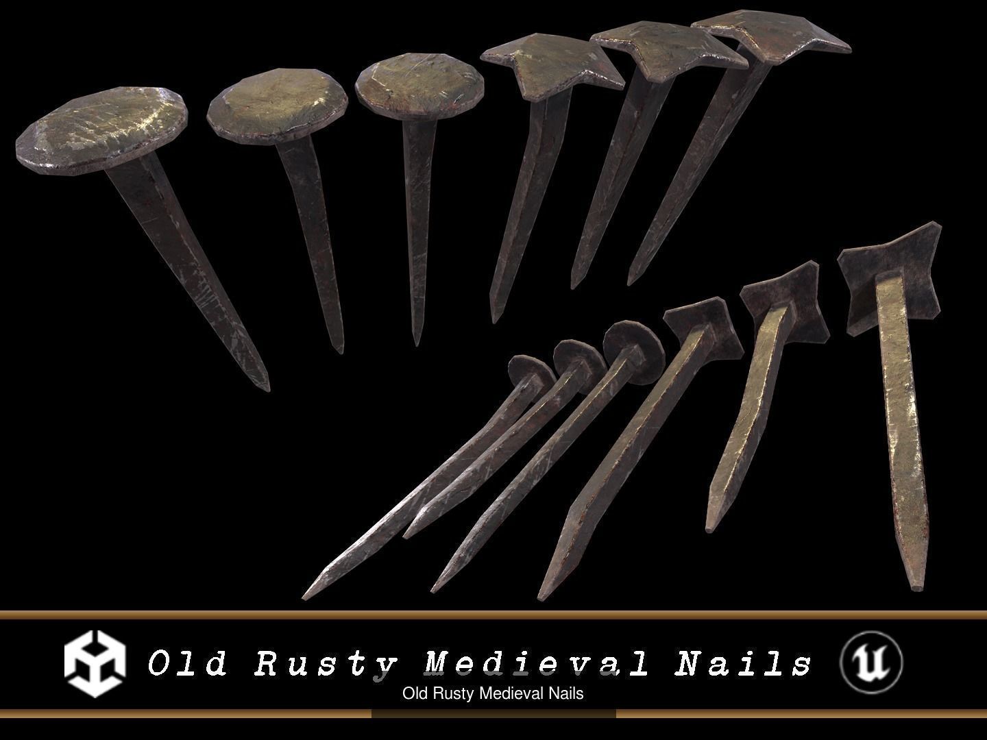 Medieval Blacksmith Set 3D Model Collection_28