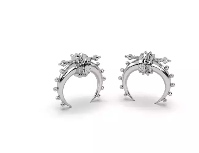 92 Horn Earrings