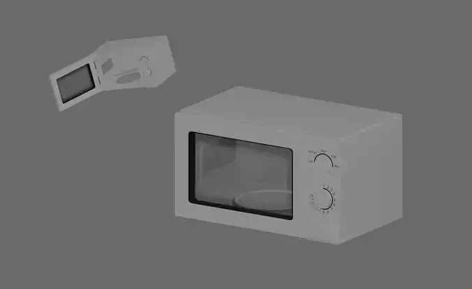 Microwave 3D model