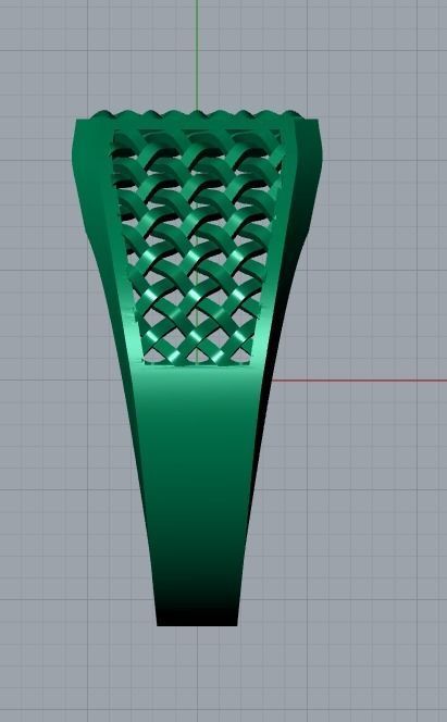 men ring 3D print model_9