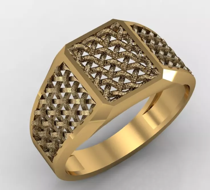 men ring 3D print model_0