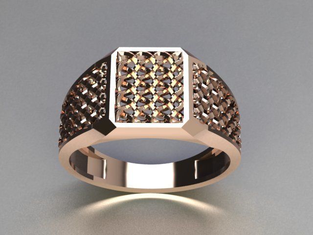 men ring 3D print model_1