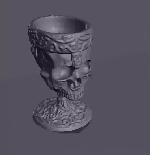 Cup skull