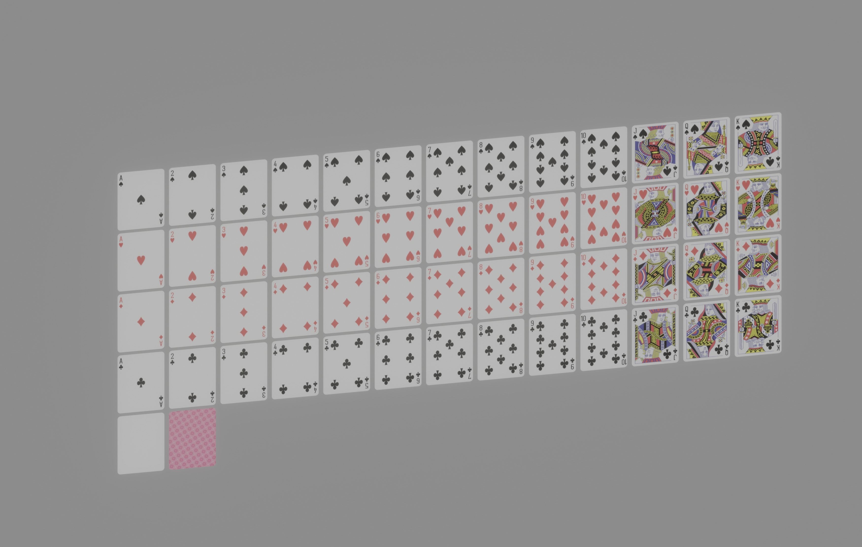 Deck Of Cards 3D model_1