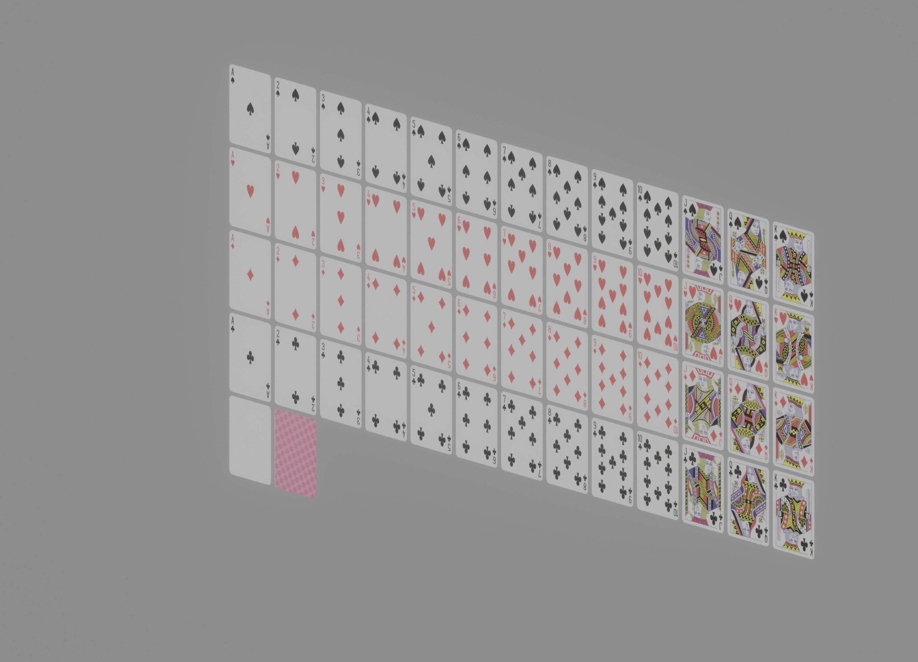 Deck Of Cards 3D model_3