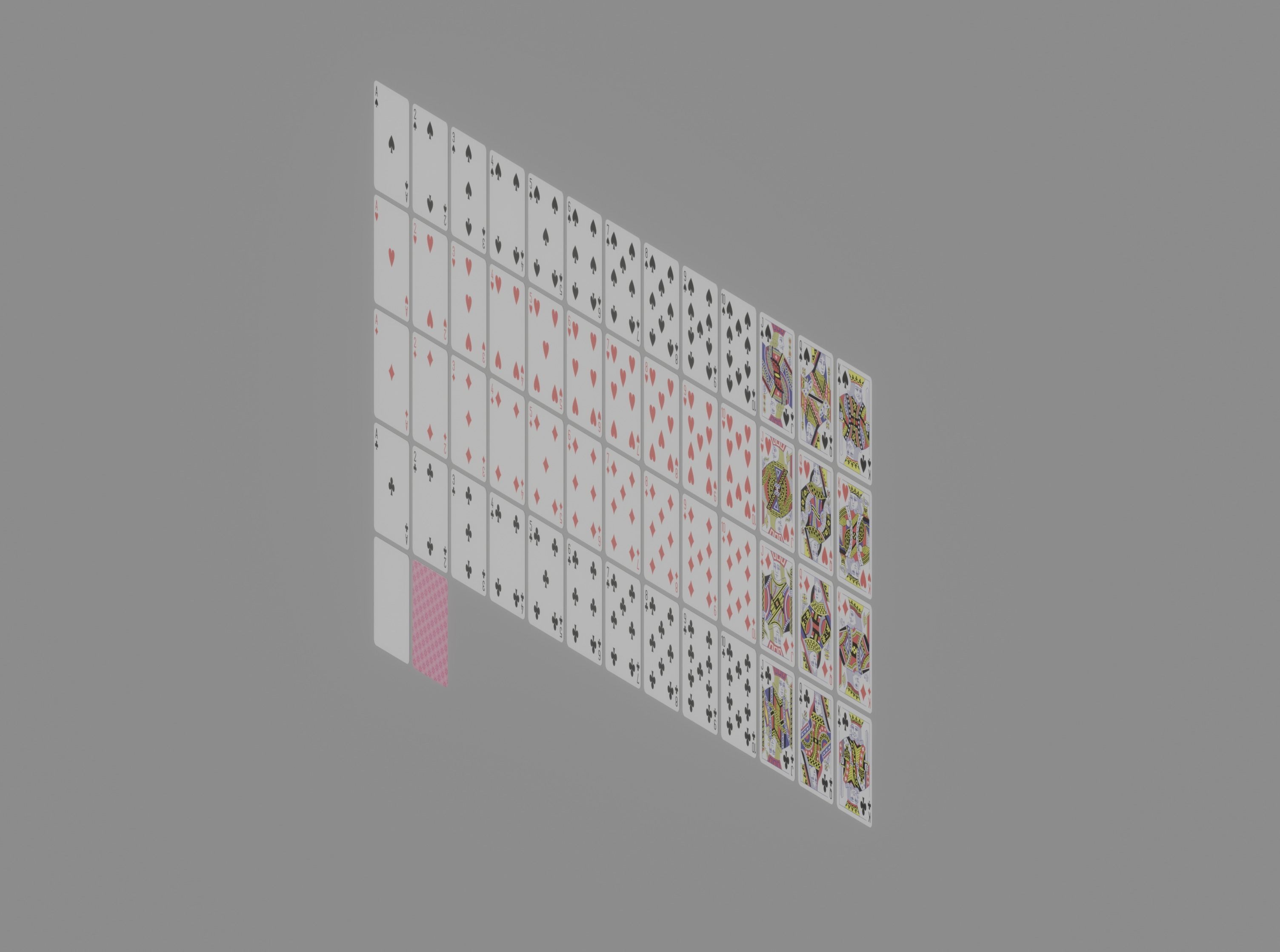 Deck Of Cards 3D model_6