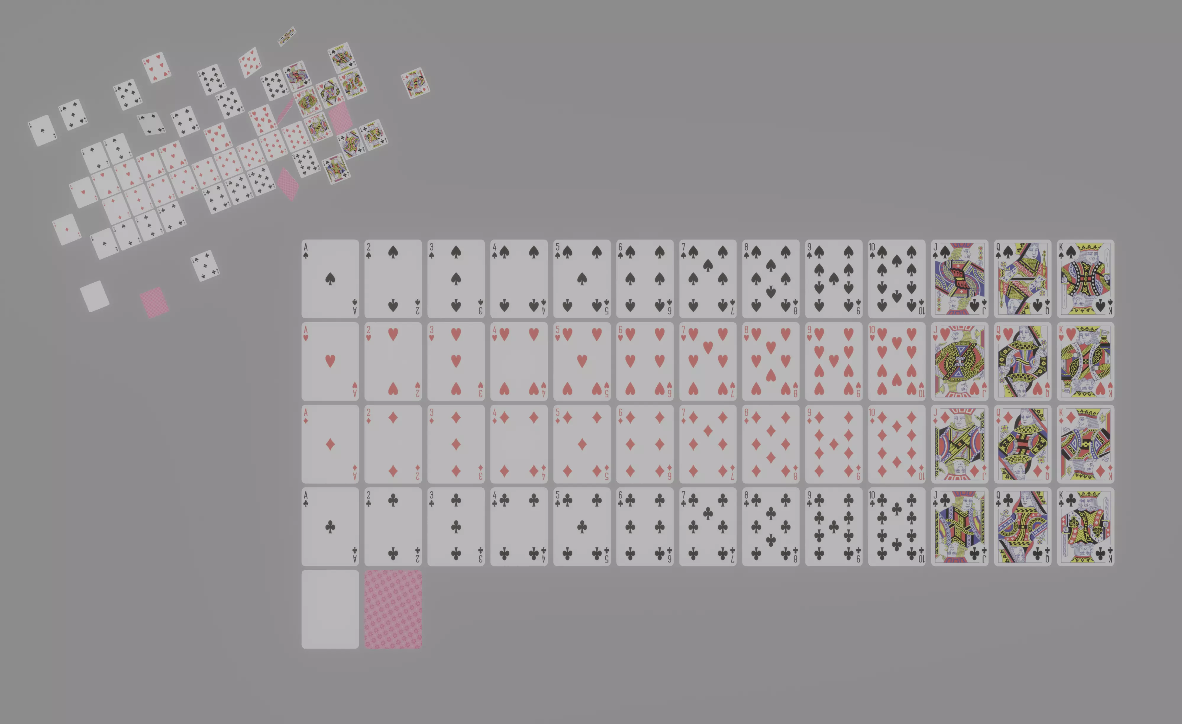 Deck Of Cards 3D model_0