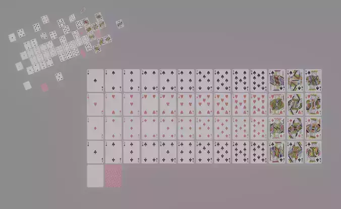 Deck Of Cards 3D model
