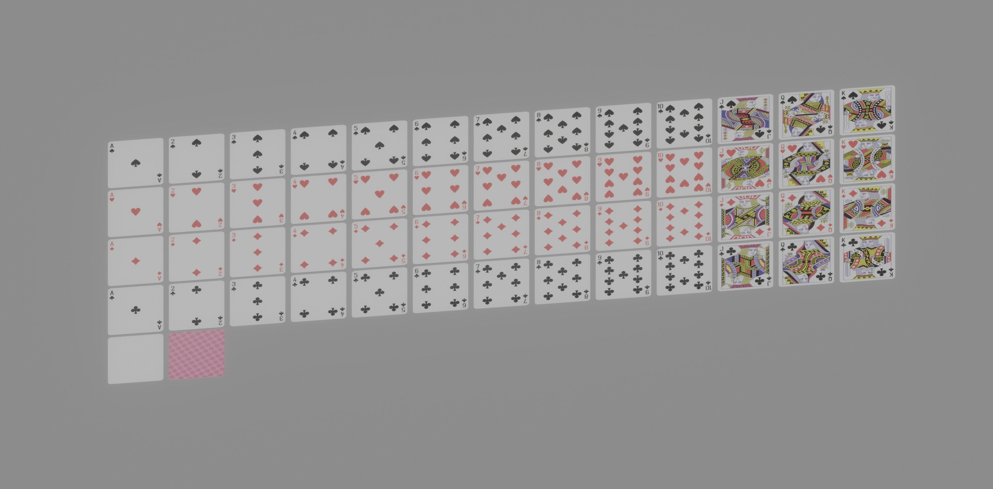 Deck Of Cards 3D model_2