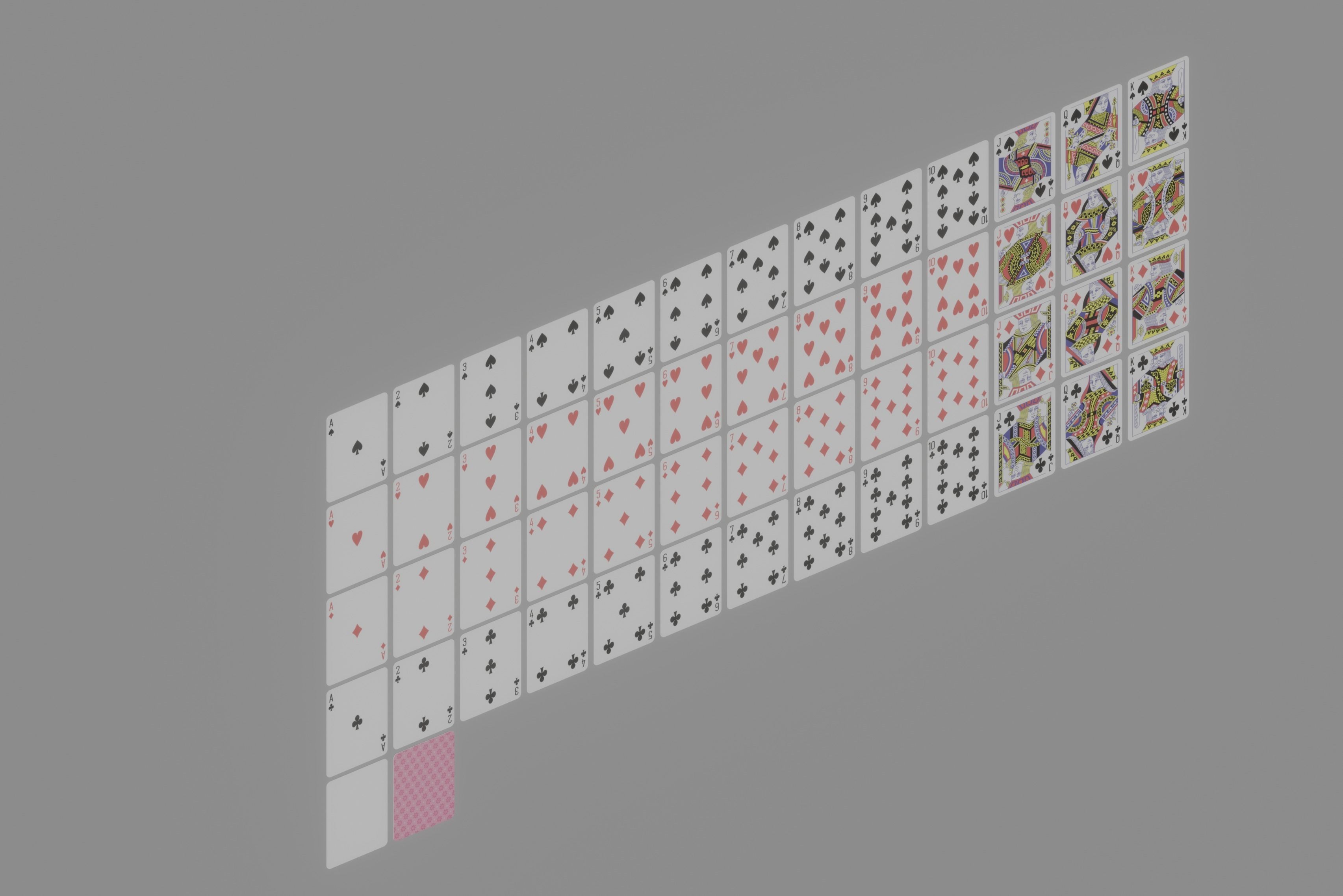 Deck Of Cards 3D model_4