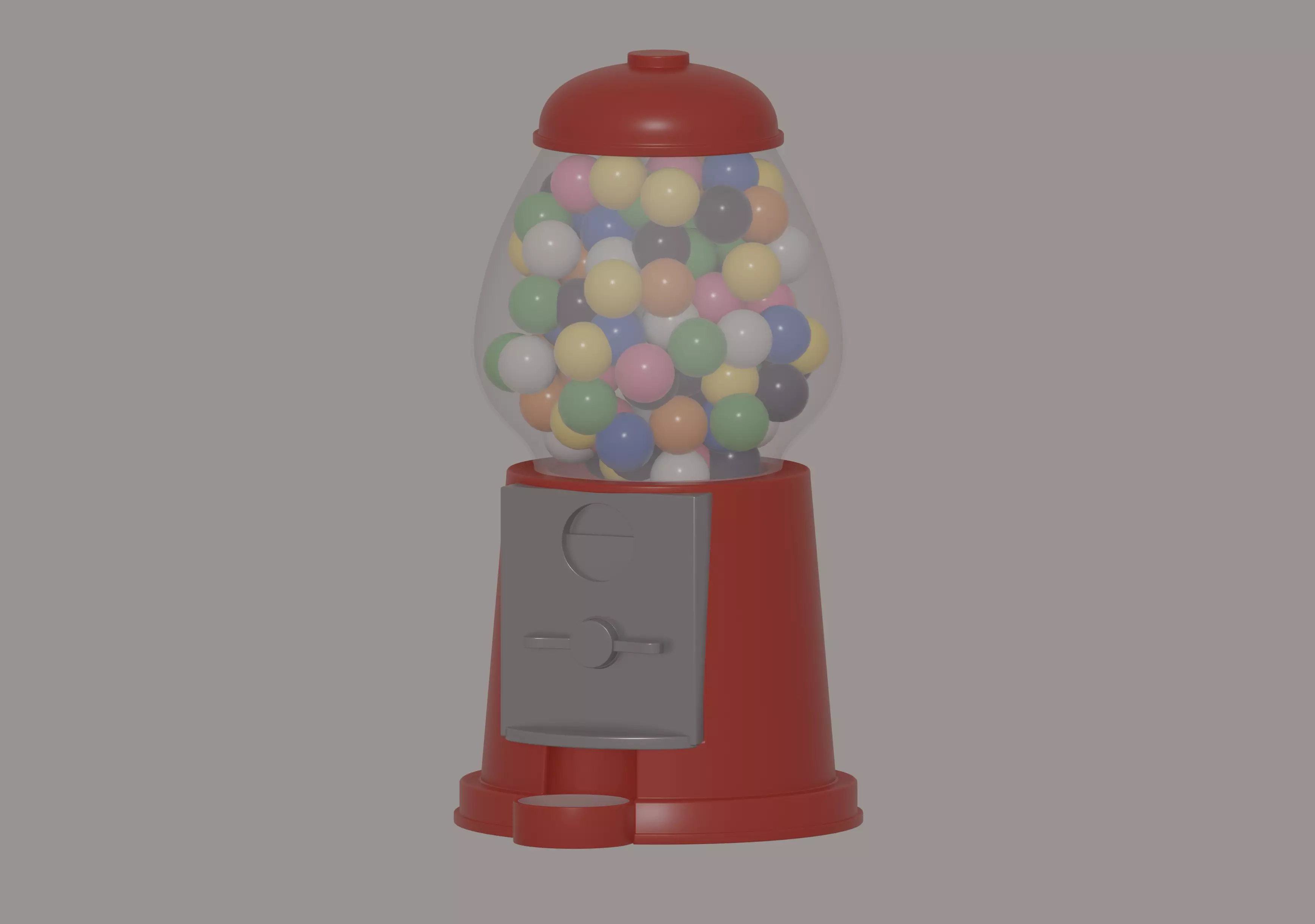Bubblegum Machine 3D model