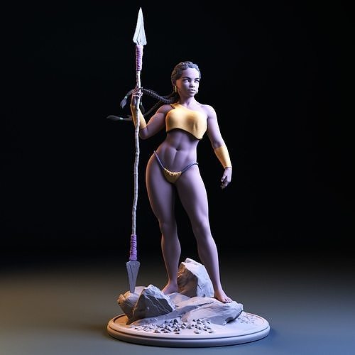 TRIBAL GIRL 3D print model