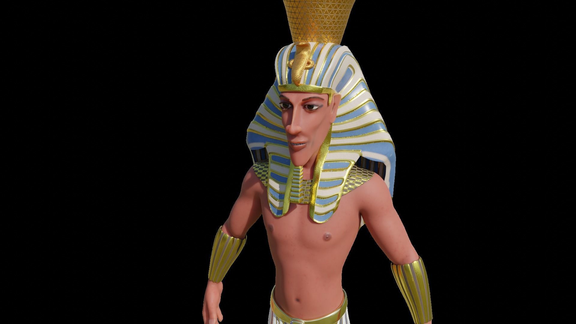 Akhenaton 3D model_1