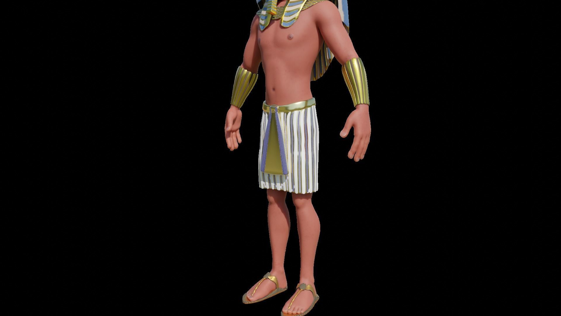 Akhenaton 3D model_2