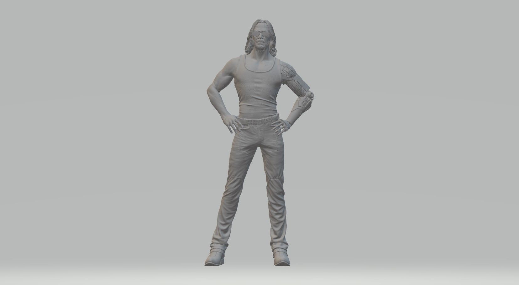 Cyber punk 2077 3D print model_1