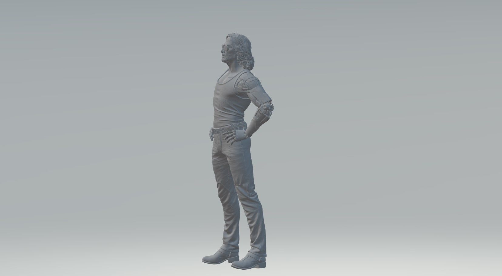 Cyber punk 2077 3D print model_3