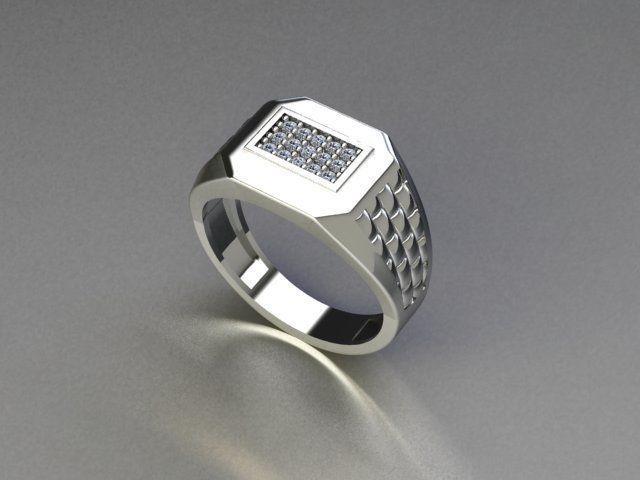 men ring 3D print model_1