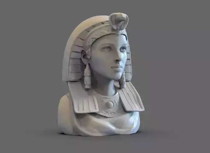 Antique Cleopatra Bust 3D print model