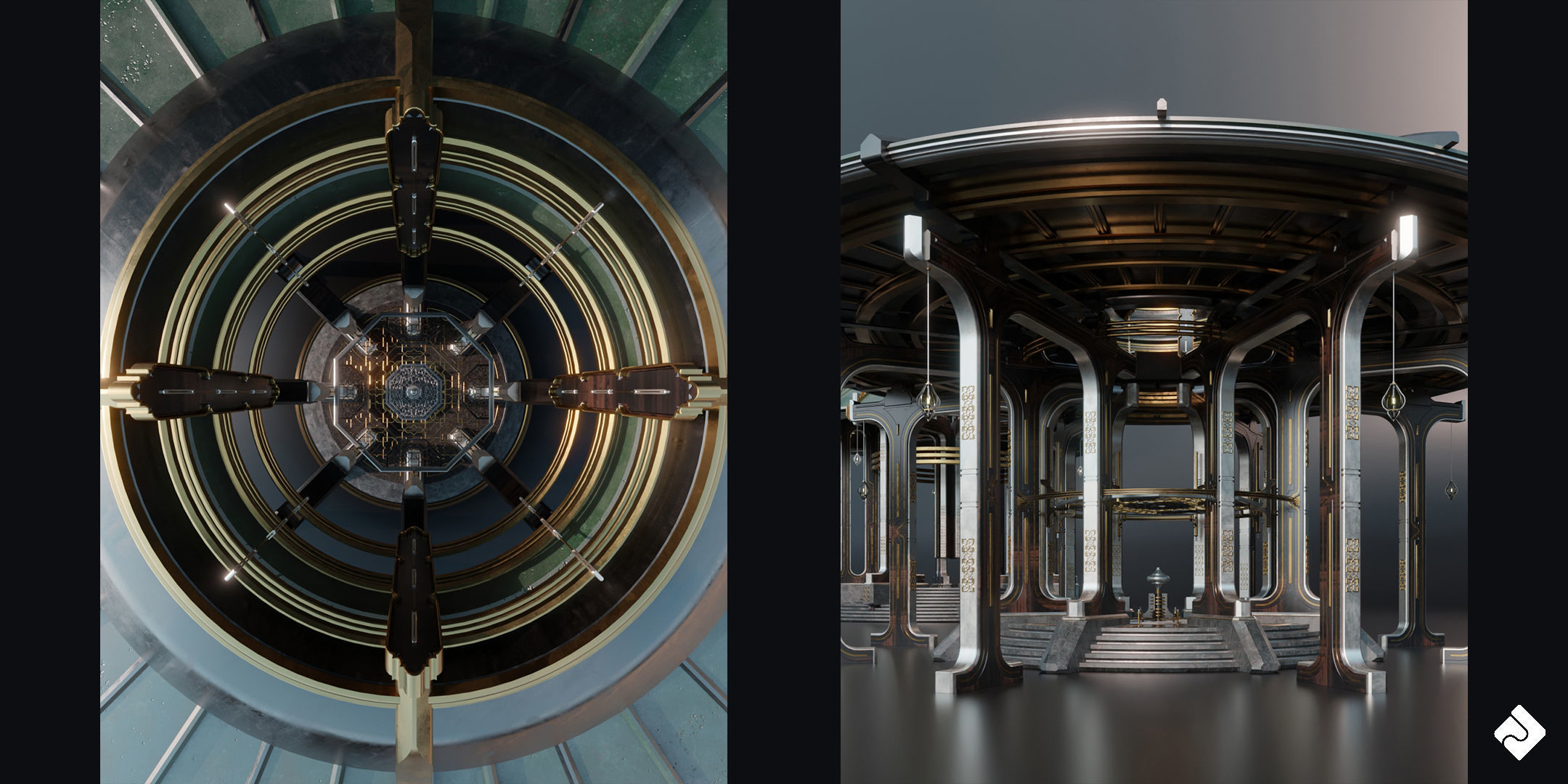 Sacred Temples - Asian Building Assets Blender 3D Kitbash Pack 3D model_14