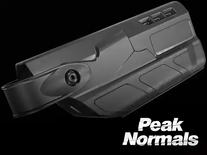 Safariland ALS Holster Low-poly 3D model