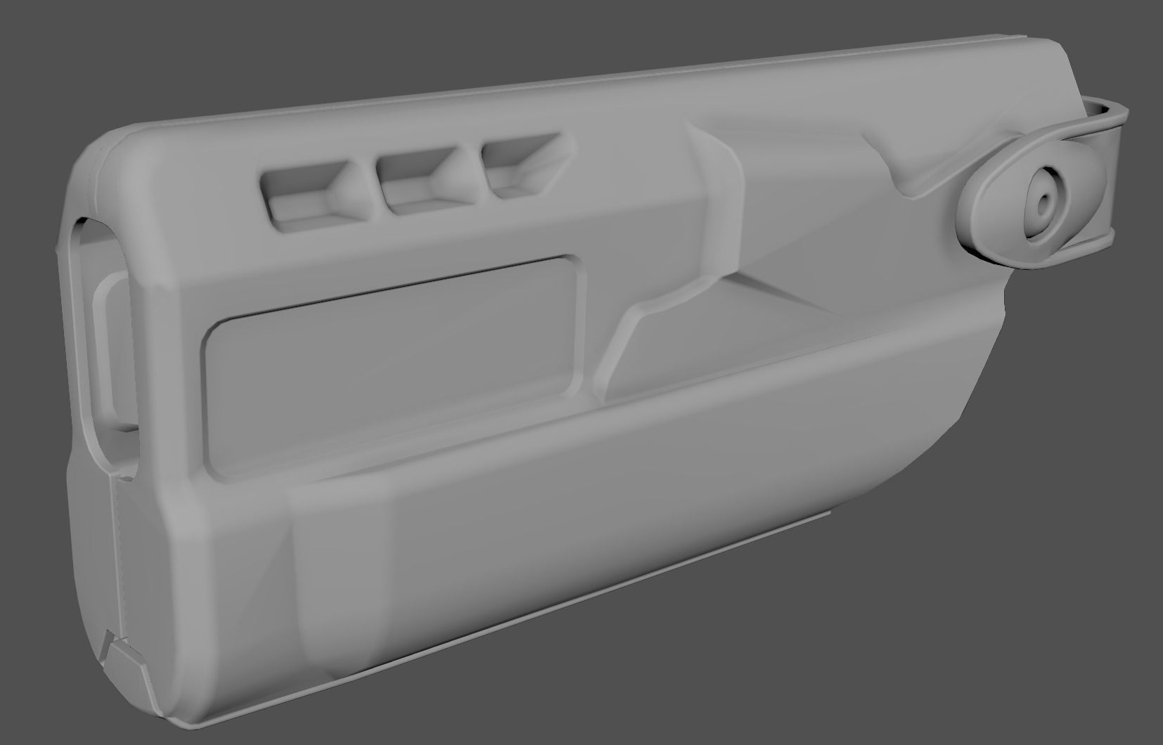 Safariland ALS Holster Low-poly 3D model_7