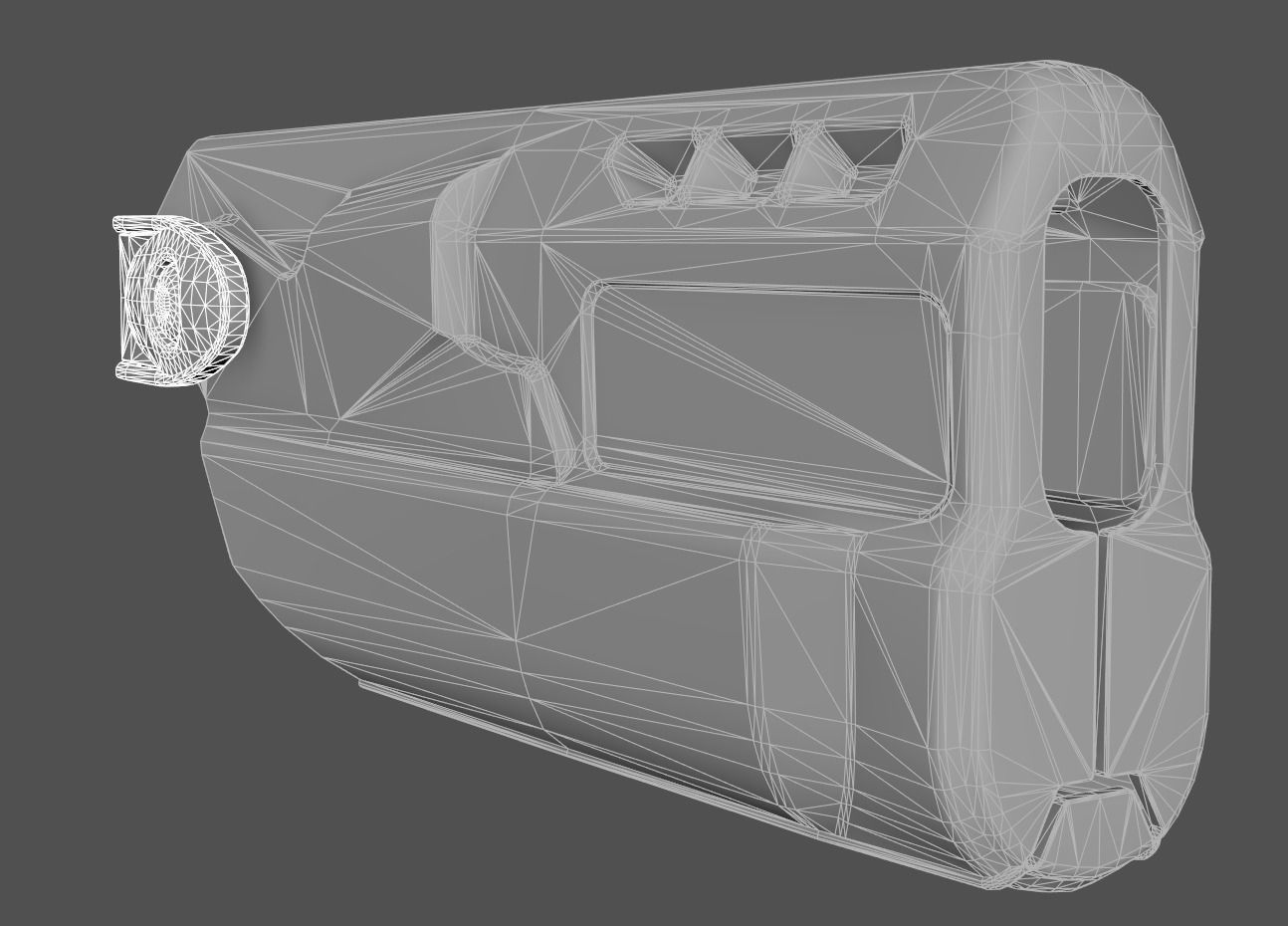 Safariland ALS Holster Low-poly 3D model_12