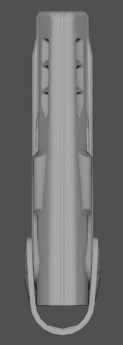 Safariland ALS Holster Low-poly 3D model_10