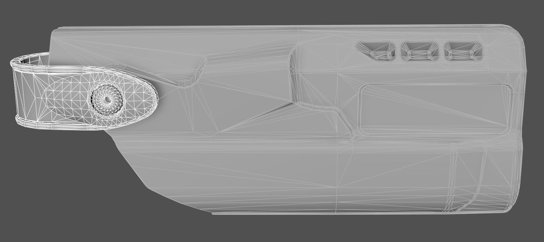 Safariland ALS Holster Low-poly 3D model_11