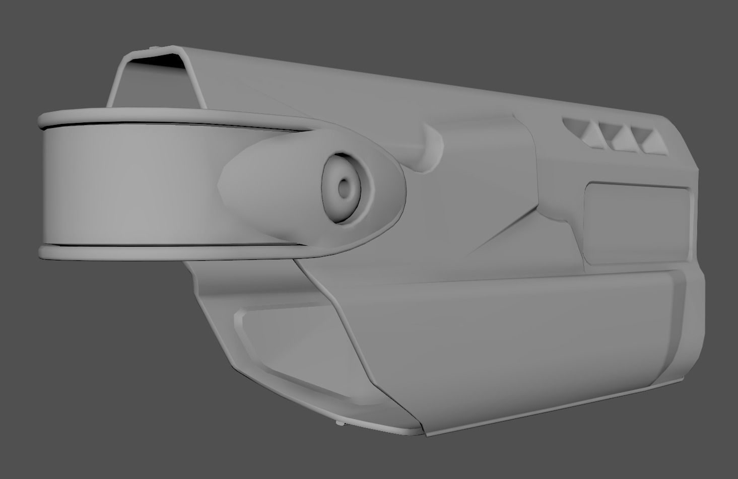 Safariland ALS Holster Low-poly 3D model_8