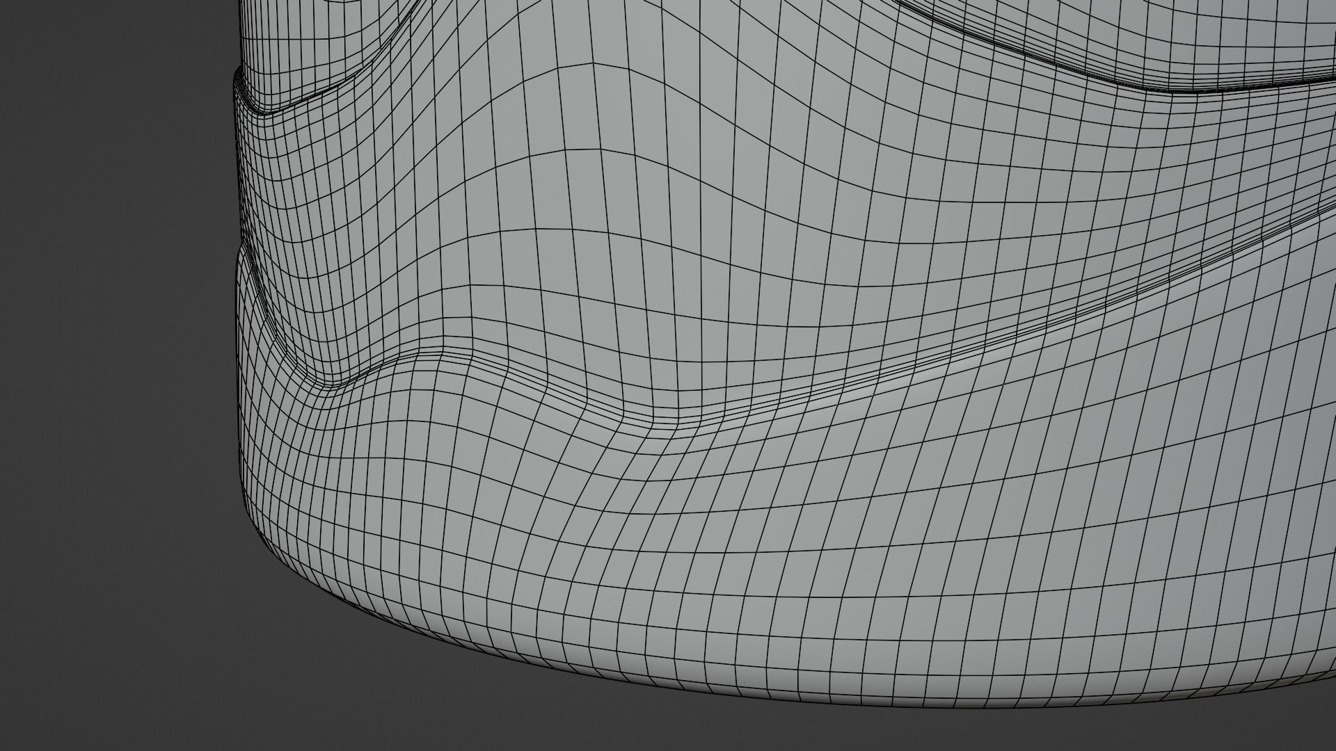 Pen pencil holder Vase Mountains silhouette Decoration 3D print model_9