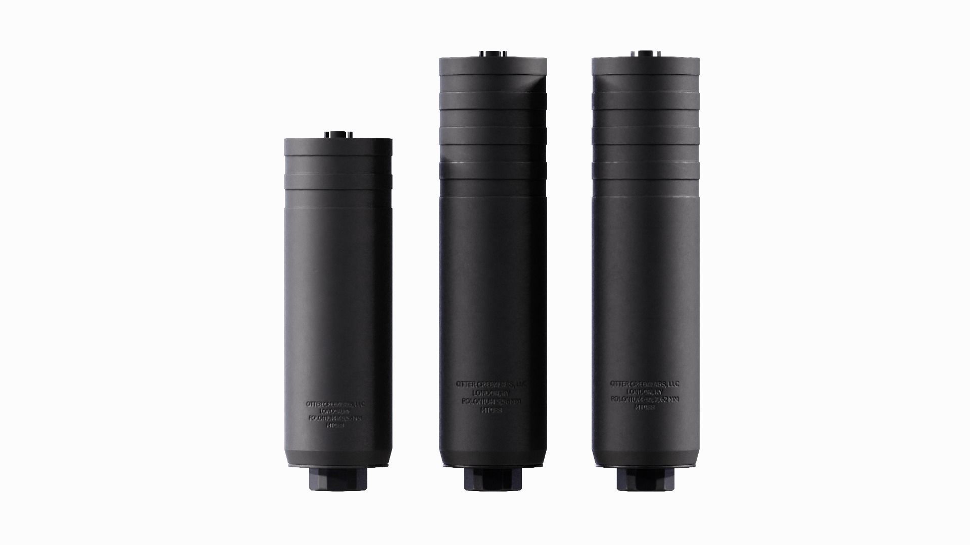 3D model Otter Creek Labs Polonium Suppressor Series VR / AR / low-poly