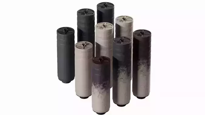 Otter Creek Labs Polonium Suppressor Series Low-poly 3D model