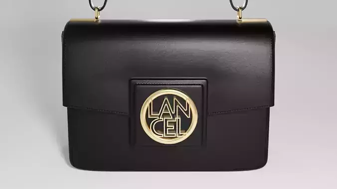Lancel Roxane design leather bag