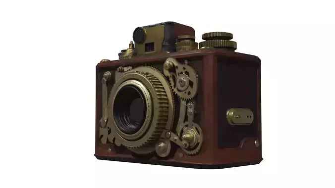 Industrial stylized camera vintage
