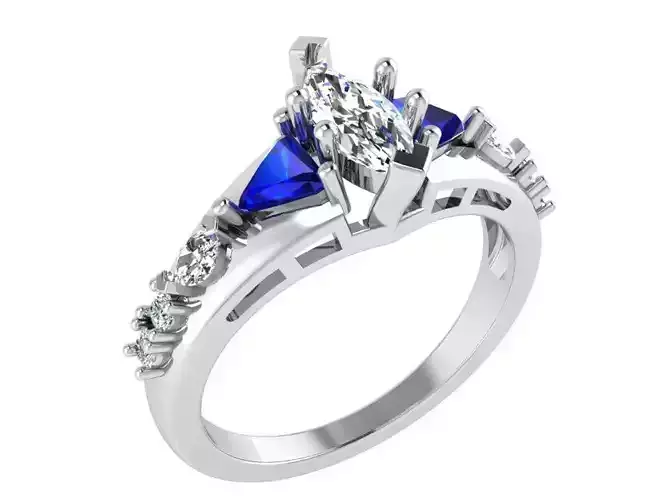 Marquise Diamond Ring 3202