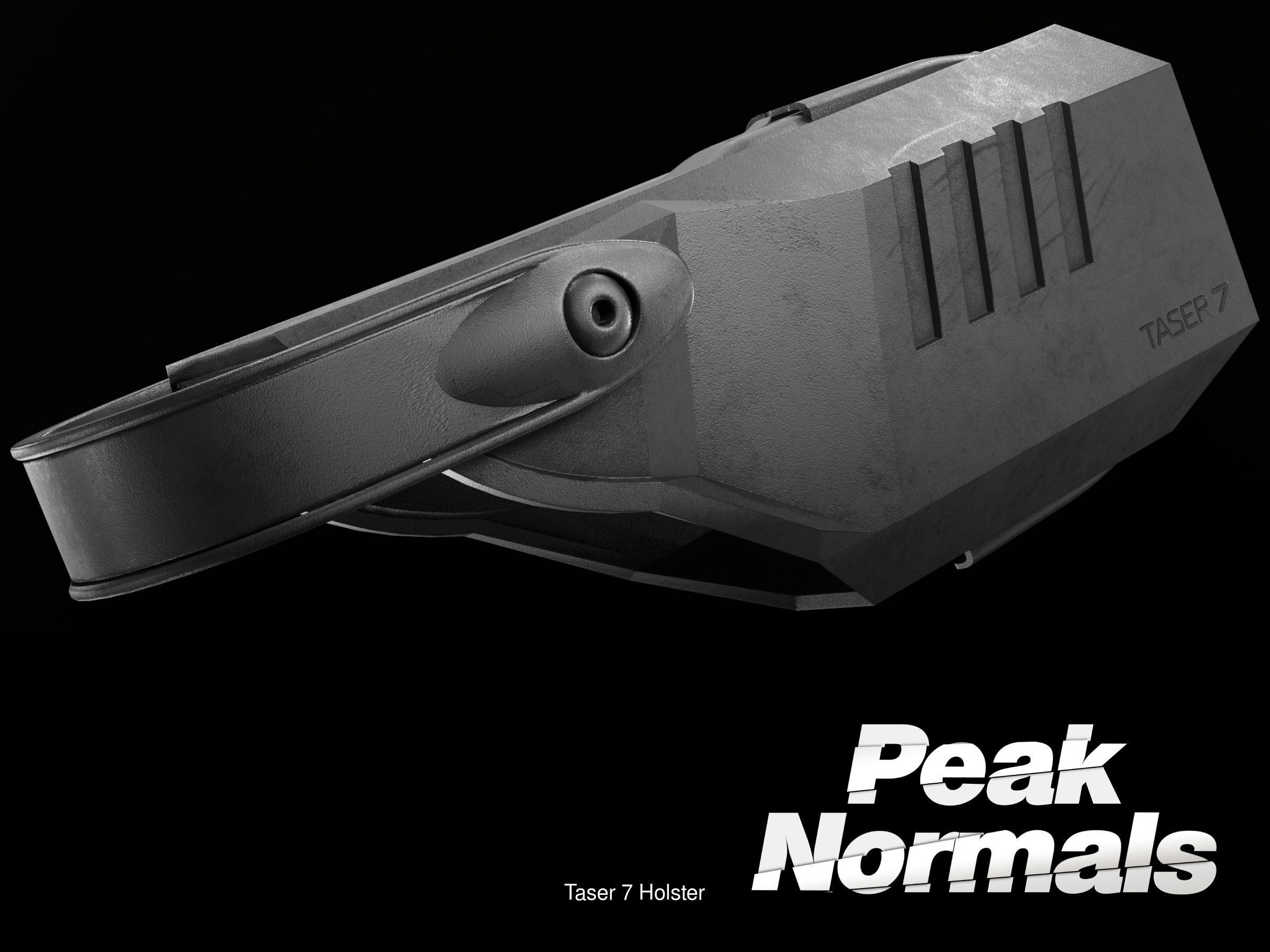 5 Holsters Pack 3D Model Collection_6