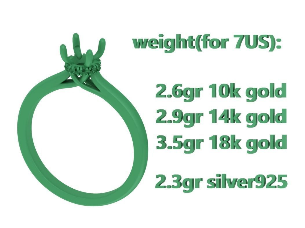 Trellis Engagement Ring Under Halo 5mm stone Collection _15