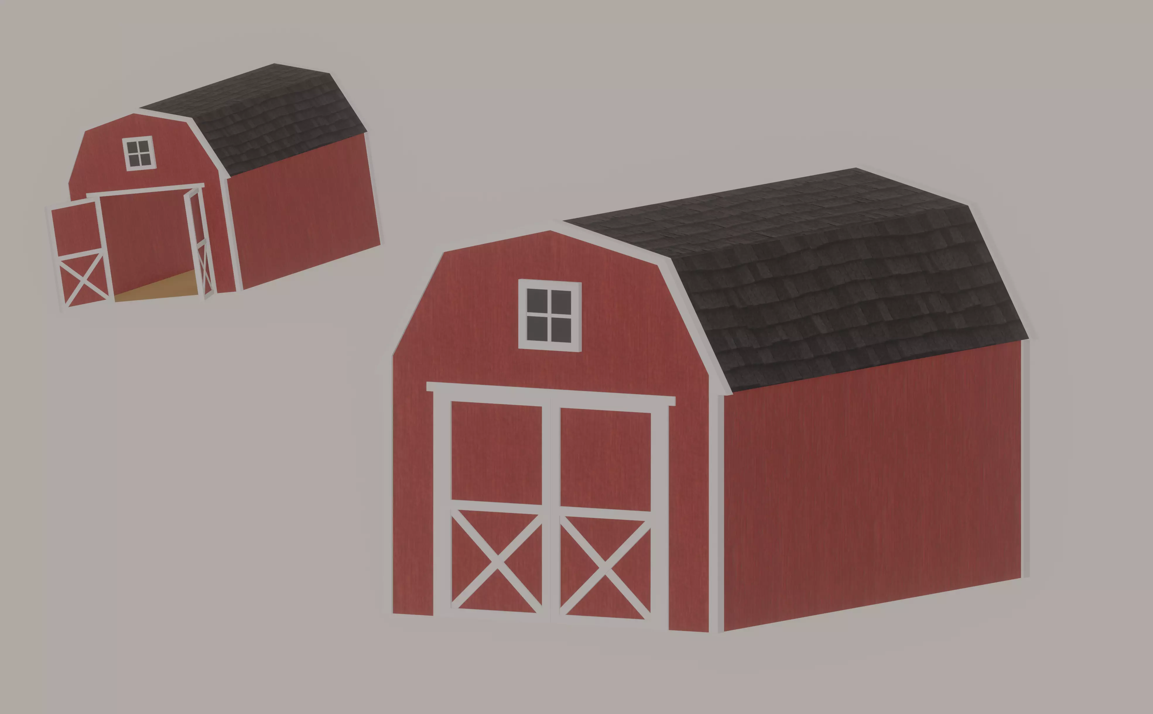 Barn Shed 3D model