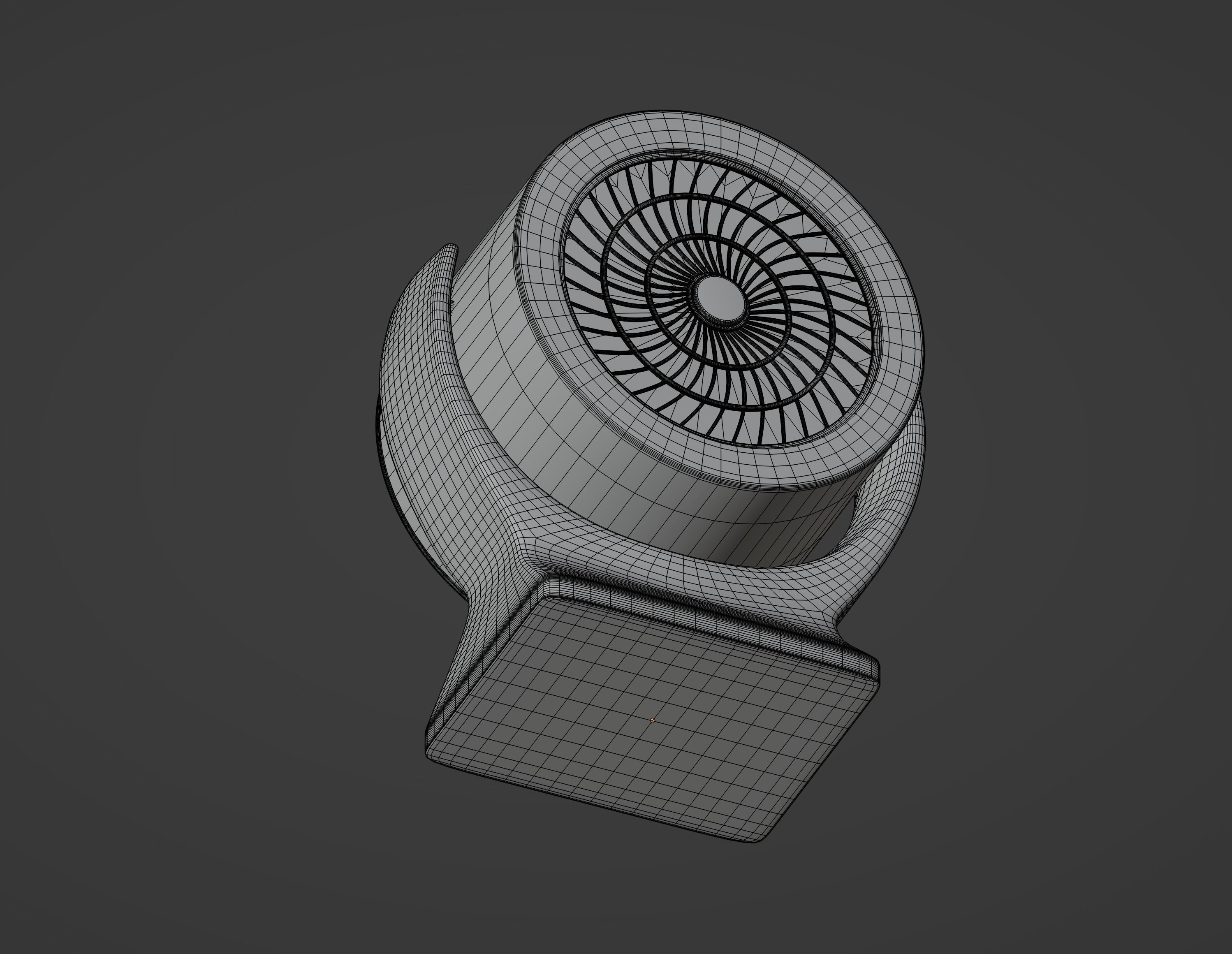 Mini Fan Heater 3D model_19