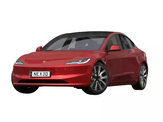 Tesla Model 3 2024 3D model