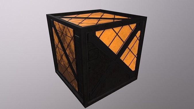 Box Valorant 2 Low-poly 3D model