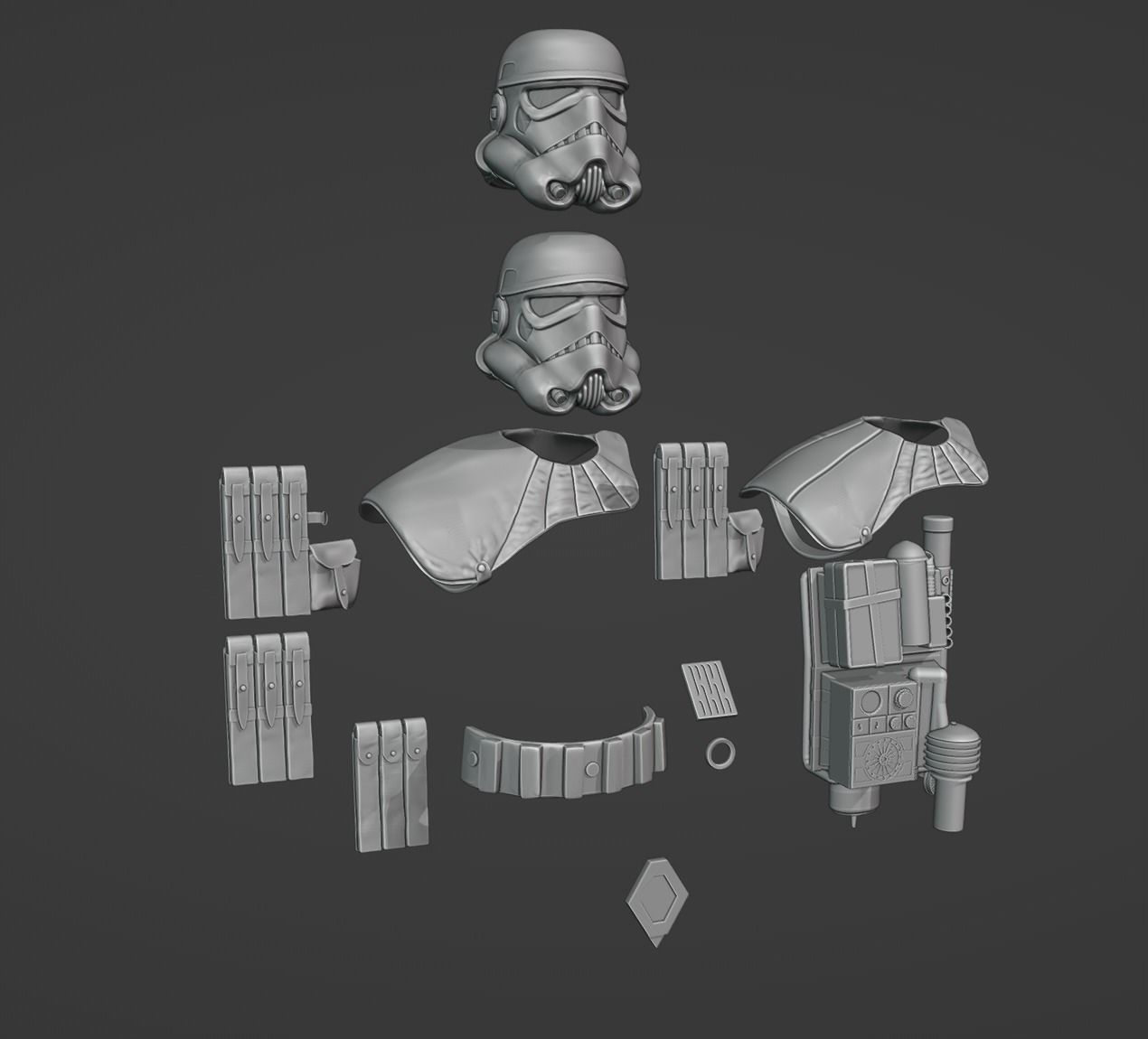 ANH Sandtrooper One-Twelfth Scale Kit 3D print model_1